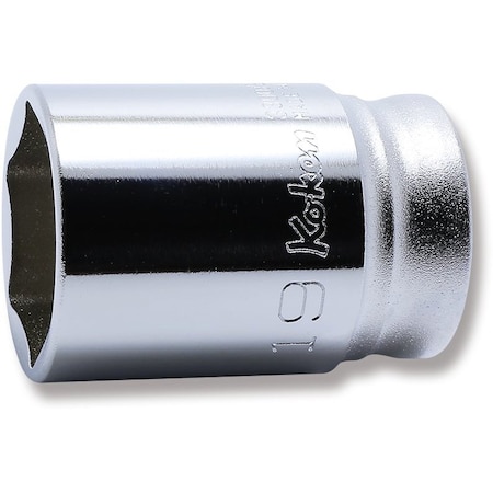 Ko-Ken Socket 19mm 6 Point 35mm Z-series 3/8 Sq. Drive 3300XZ-19